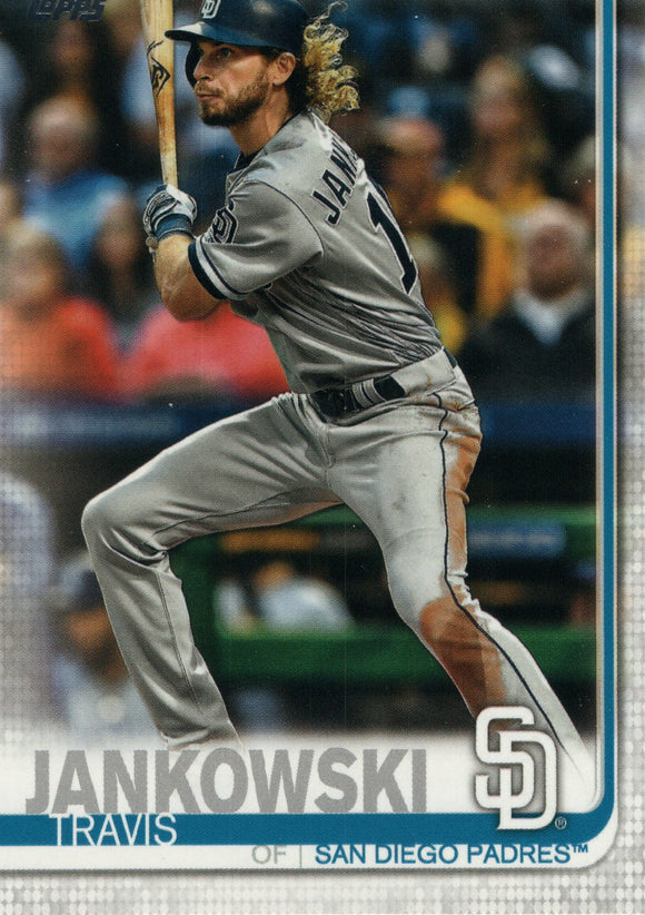 #581 Travis Jankowski San Diego Padres 2019 Topps Series 2 Baseball Card GAO