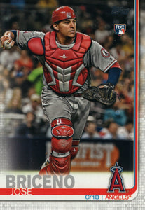 #689 Jose Briceno Rookie Los Angeles Angels 2019 Topps Series 2 Baseball Card GAO