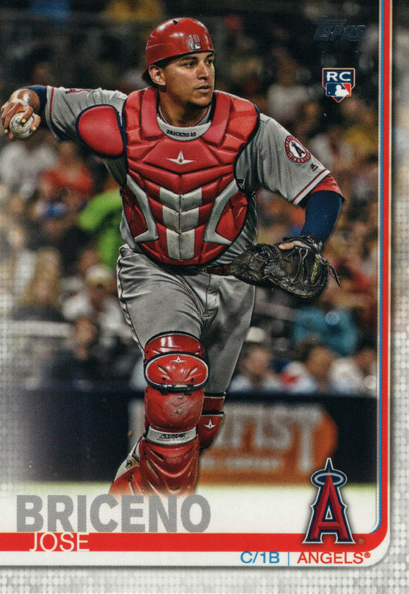 #689 Jose Briceno Rookie Los Angeles Angels 2019 Topps Series 2 Baseball Card GAO