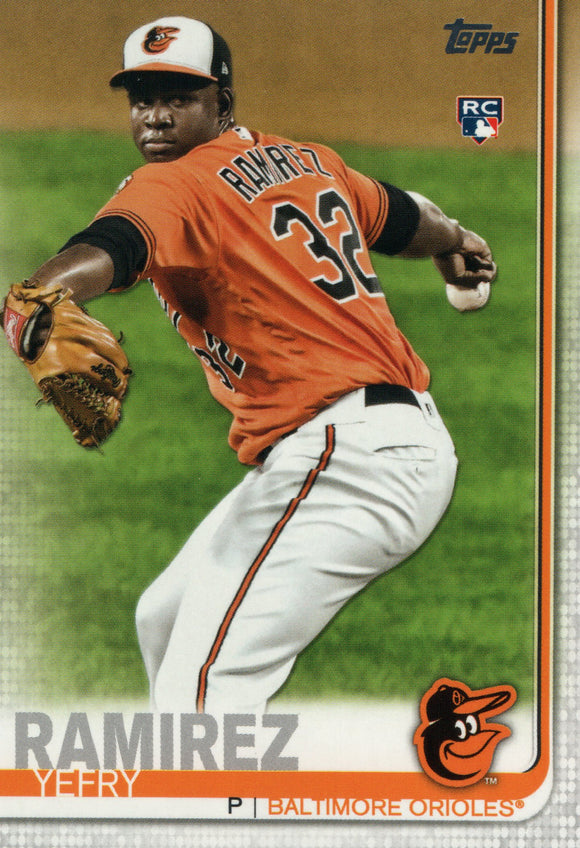 #583 Yefry Ramirez Brookie Baltimore Orioles 2019 Topps Series 2 Baseball Card GAP