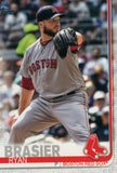 #693 Ryan Brasier Boston Red Sox 2019 Topps Series 2 Baseball Card GAP