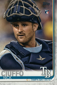 #457 Nick Ciuffo Rookie Tampa Bay Rays 2019 Topps Series 2 Baseball Card GAP