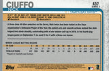 #457 Nick Ciuffo Rookie Tampa Bay Rays 2019 Topps Series 2 Baseball Card GAP