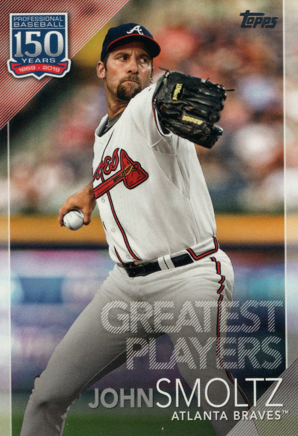 GP-15 John Smoltz Atlanta Braves 2019 Topps Series 2 Baseball Card GAP