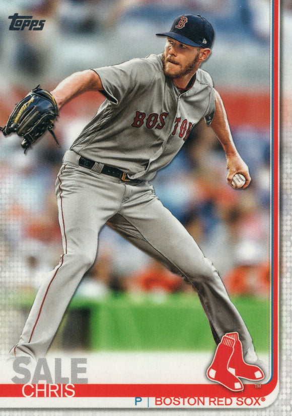 #643 Chris Sale Boston Red Sox 2019 Topps Series 2 Baseball Card GAP