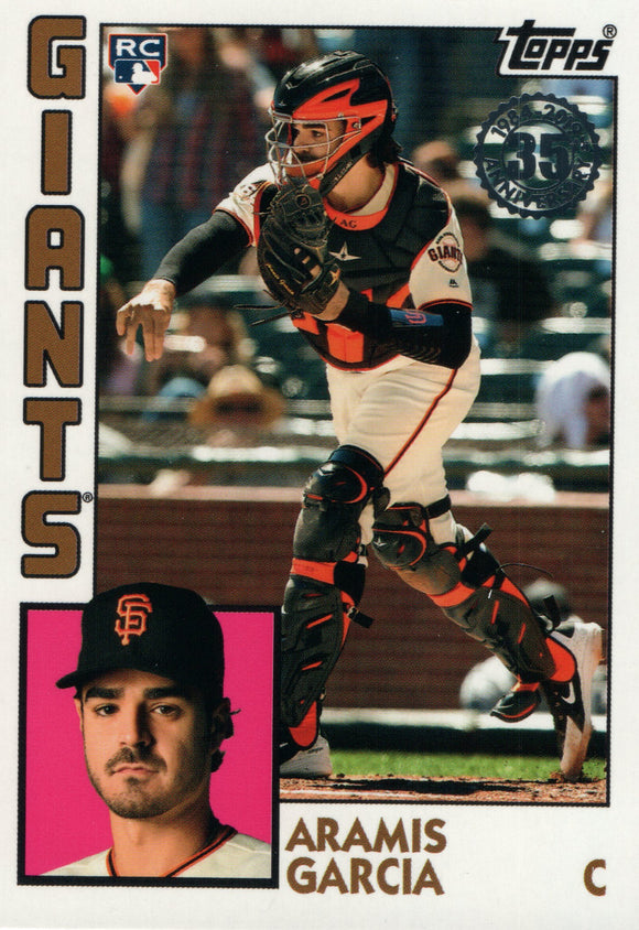 84R-AG Aramis Garcia Rookie New York Giants 2019 Topps Series 2 Baseball Card GAQ