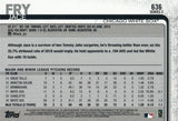 #636 Jace Fry Chicago White Sox 2019 Topps Series 2 Baseball Card GAQ