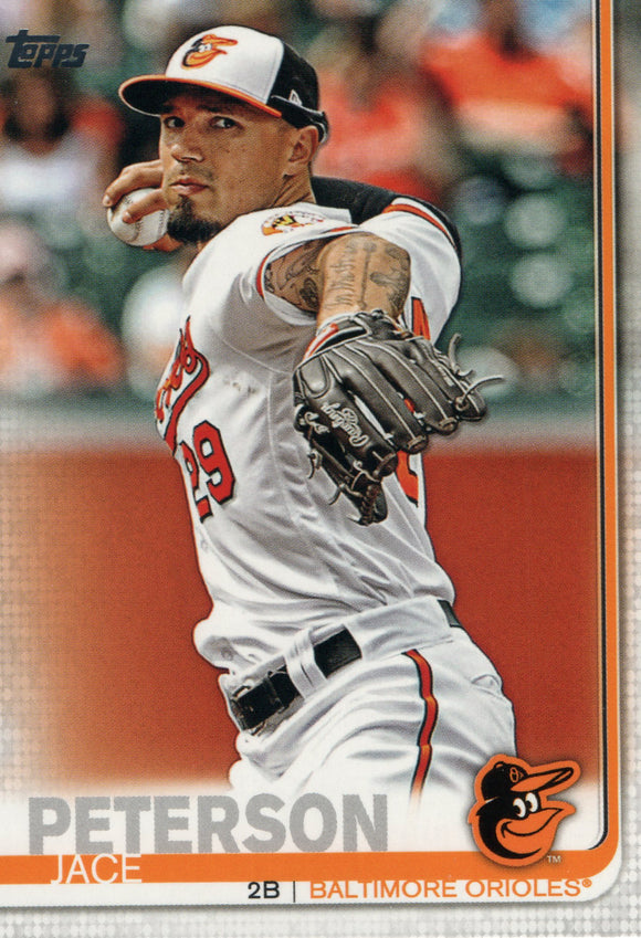 #404 Jace Peterson Baltimore Orioles 2019 Topps Series 2 Baseball Card GAQ