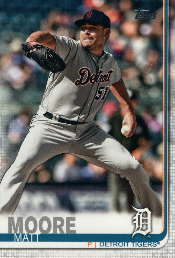 #449 Matt Moore Detroit Tigers 2019 Topps Series 2 Baseball Card GAQ