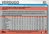 #671 Alex Verdugo Future Stars Los Angeles Dodgers 2019 Topps Series 2 Baseball Card GAQ