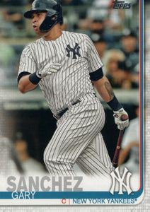 #353 Gary Sanchez New York Yankees 2019 Topps Series 2 Baseball Card GAQ