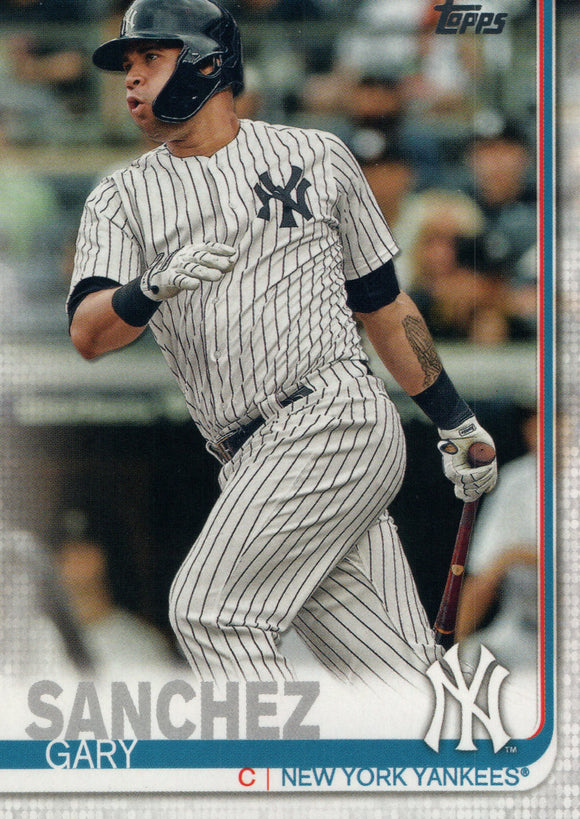 #353 Gary Sanchez New York Yankees 2019 Topps Series 2 Baseball Card GAQ