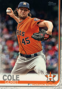 #572 Gerrit Cole Houston Astros 2019 Topps Series 2 Baseball Card GAQ