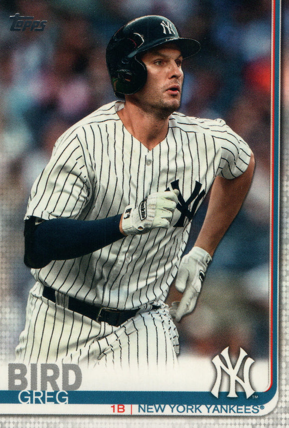 #653 Greg Bird New York Yankees 2019 Topps Series 2 Baseball Card GAQ