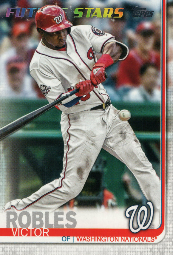 #402 Victor Robles Future Stars Washington Nationals 2019 Topps Series 2 Baseball Card GAR