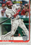 #402 Victor Robles Future Stars Washington Nationals 2019 Topps Series 2 Baseball Card GAR
