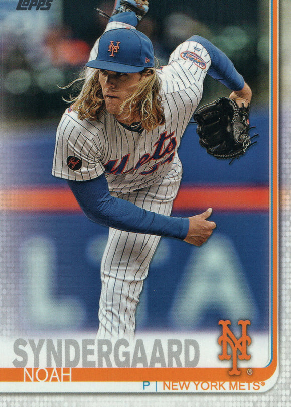 #359 Noah Syndergaard New York Mets 2019 Topps Series 2 Baseball Card GAR