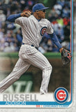 #633 Addison Russell Chicago Cubs 2019 Topps Series 2 Baseball Card GAR