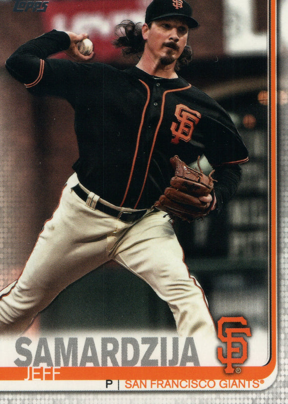 #574 Jell Samardzija San Francisco Giants 2019 Topps Series 2 Baseball Card GAR