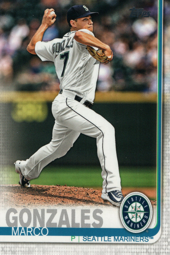 #523 Marco Gonzales Seattle Mariners  2019 Topps Series 2 Baseball Card GAR