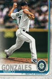 #523 Marco Gonzales Seattle Mariners  2019 Topps Series 2 Baseball Card GAR
