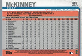 #685 Billy Mckinney Toronto Blue Jays 2019 Topps Series 2 Baseball Card GAR