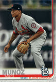 #466 Yairo Munoz St Louis Cardinals 2019 Topps Series 2 Baseball Card GAR