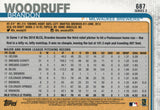 #687 Brandon Woodruff Milwaukee Brewers 2019 Topps Series 2 Baseball Card GAR