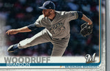 #687 Brandon Woodruff Milwaukee Brewers 2019 Topps Series 2 Baseball Card GAR