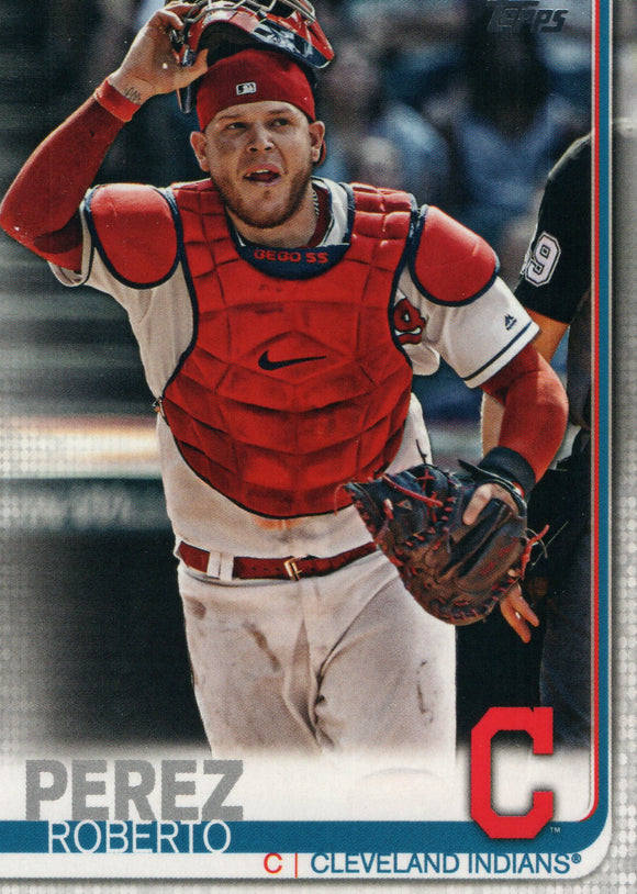 #639 Roberto Perez Cleveland Indians 2019 Topps Series 2 Baseball Card GAR