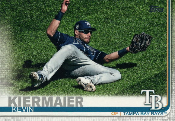#420 Kevin Kiermaier Tampa Bay Rays 2019 Topps Series 2 Baseball Card GAR