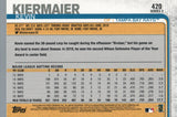 #420 Kevin Kiermaier Tampa Bay Rays 2019 Topps Series 2 Baseball Card GAR