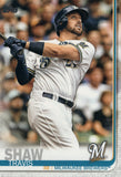 #676 Travis Shaw Milwaukee Brewers 2019 Topps Series 2 Baseball Card GAR