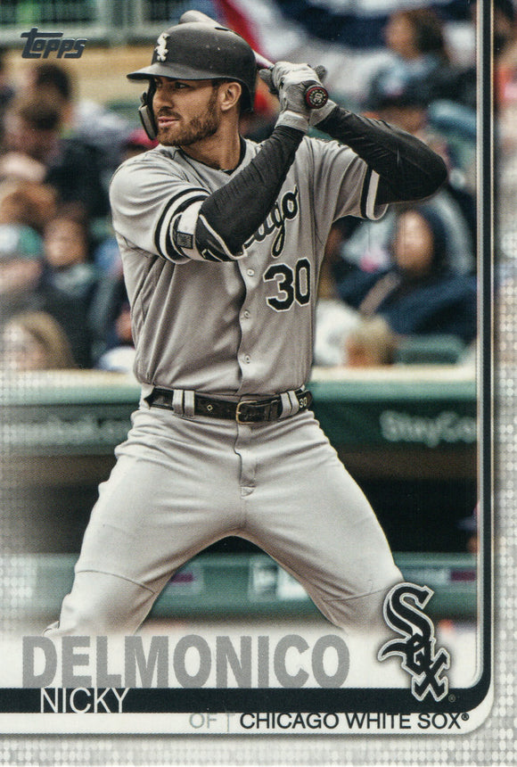 #577 Nicky Delmonico Chicago White Sox 2019 Topps Series 2 Baseball Card GAS