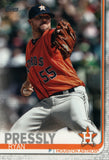 #386 Ryan Pressly Houston Astros 2019 Topps Series 2 Baseball Card GAS