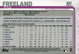 #647 Kyle Freeland Colorado Rockies 2019 Topps Series 2 Baseball Card GAS