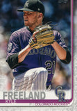 #647 Kyle Freeland Colorado Rockies 2019 Topps Series 2 Baseball Card GAS