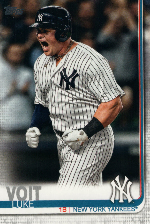 #462 Luke Voit New York Yankees 2019 Topps Series 2 Baseball Card GAS