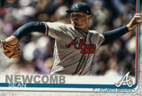 #408 Sean Newcomb Atlanta Braves  2019 Topps Series 2 Baseball Card GAS
