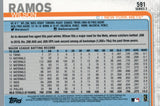 #591 Wilson Ramos New York Mets 2019 Topps Series 2 Baseball Card GAS