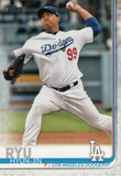 #515 Hyun-Jin Ryu Los Angeles Dodgers 2019 Topps Series 2 Baseball Card GAT