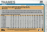 #695 Eric Thames Milwaukee Brewers 2019 Topps Series 2 Baseball Card GAT