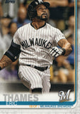 #695 Eric Thames Milwaukee Brewers 2019 Topps Series 2 Baseball Card GAT
