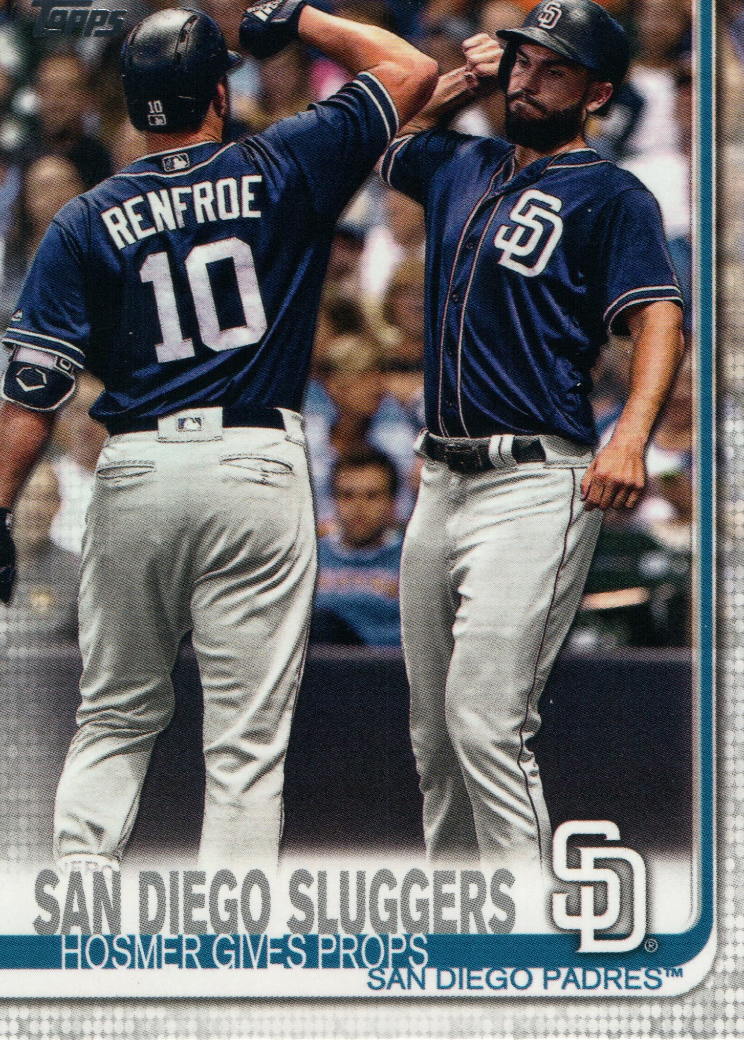 487 Hosmer Gives Props San Diego Sluggers San Diego Padres 2019 Topps –  GwynnSportscards