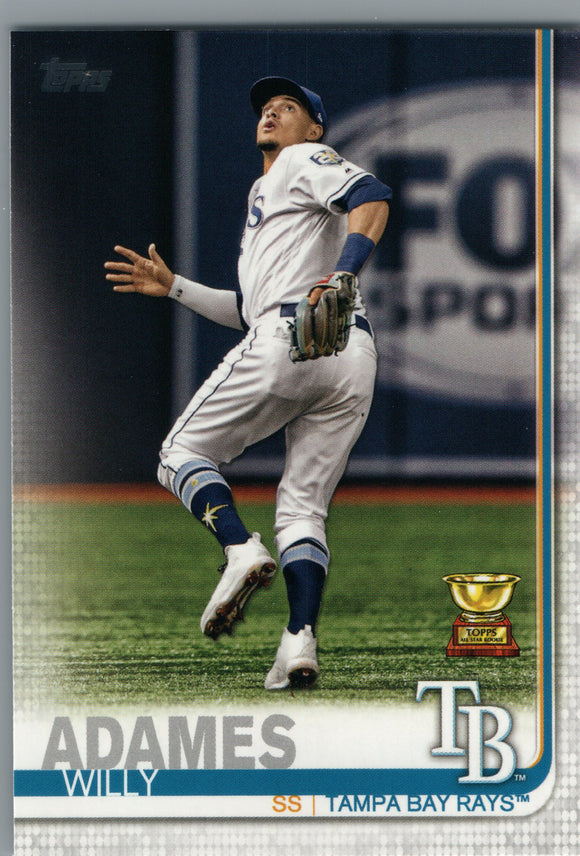 #562 Willy Adames Tampa Bay Rays 2019 Topps Series 2 Baseball Card GAT