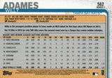 #562 Willy Adames Tampa Bay Rays 2019 Topps Series 2 Baseball Card GAT