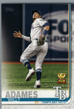 #562 Willy Adames Tampa Bay Rays 2019 Topps Series 2 Baseball Card GAT