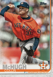 #674 Collin McHugh Houston Astros 2019 Topps Series 2 Baseball Card GAT