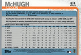 #674 Collin McHugh Houston Astros 2019 Topps Series 2 Baseball Card GAT