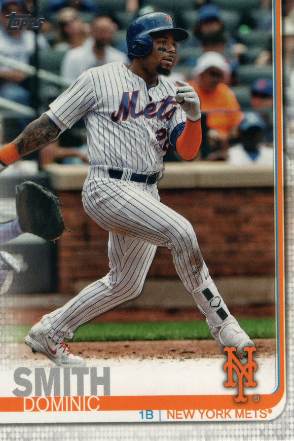 #388 Dominic Smith New York Mets 2019 Topps Series 2 Baseball Card GAT